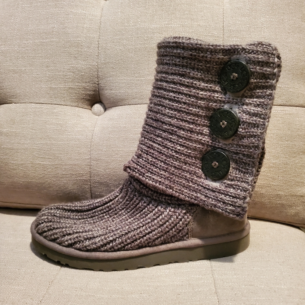 Crochet UGGs - Grey